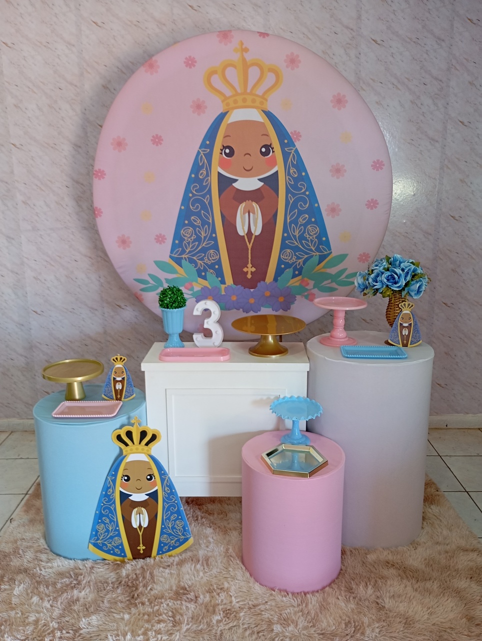 Kit Ouro Nossa Senhora - Greicy Art´S Decor