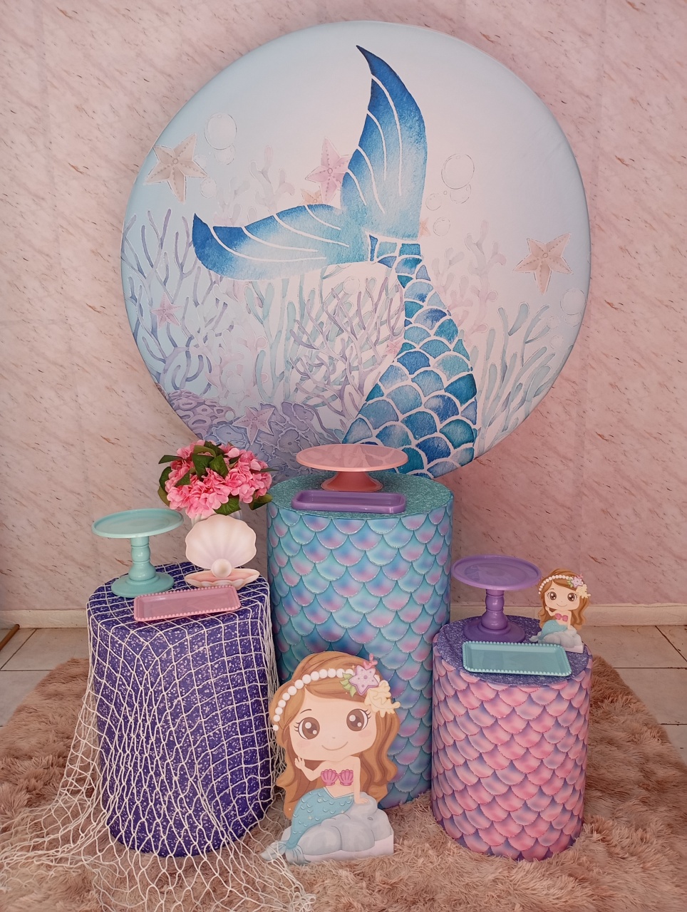 Kit Prata Calda Sereia - Greicy Art´s Decor