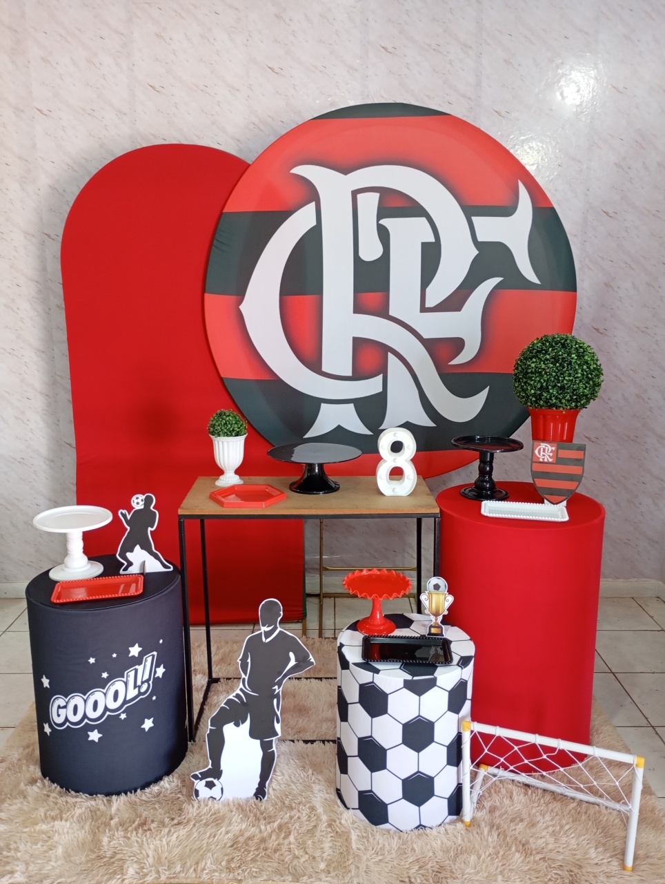 Kit Diamante Flamengo 2 - Greicy Art´s Decor