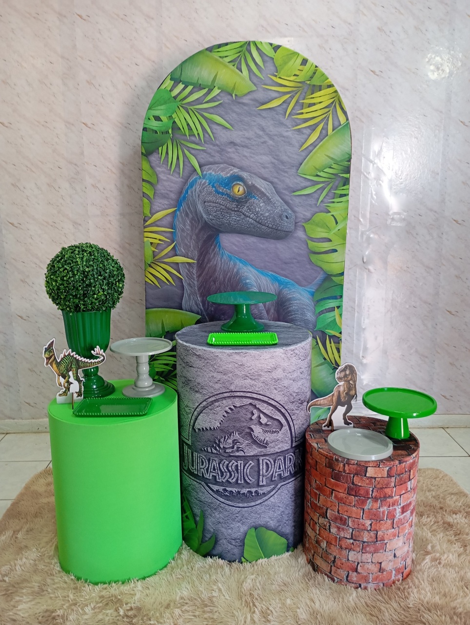 Kit Prata Jurassic Park 2 - Greicy Art´s Decor