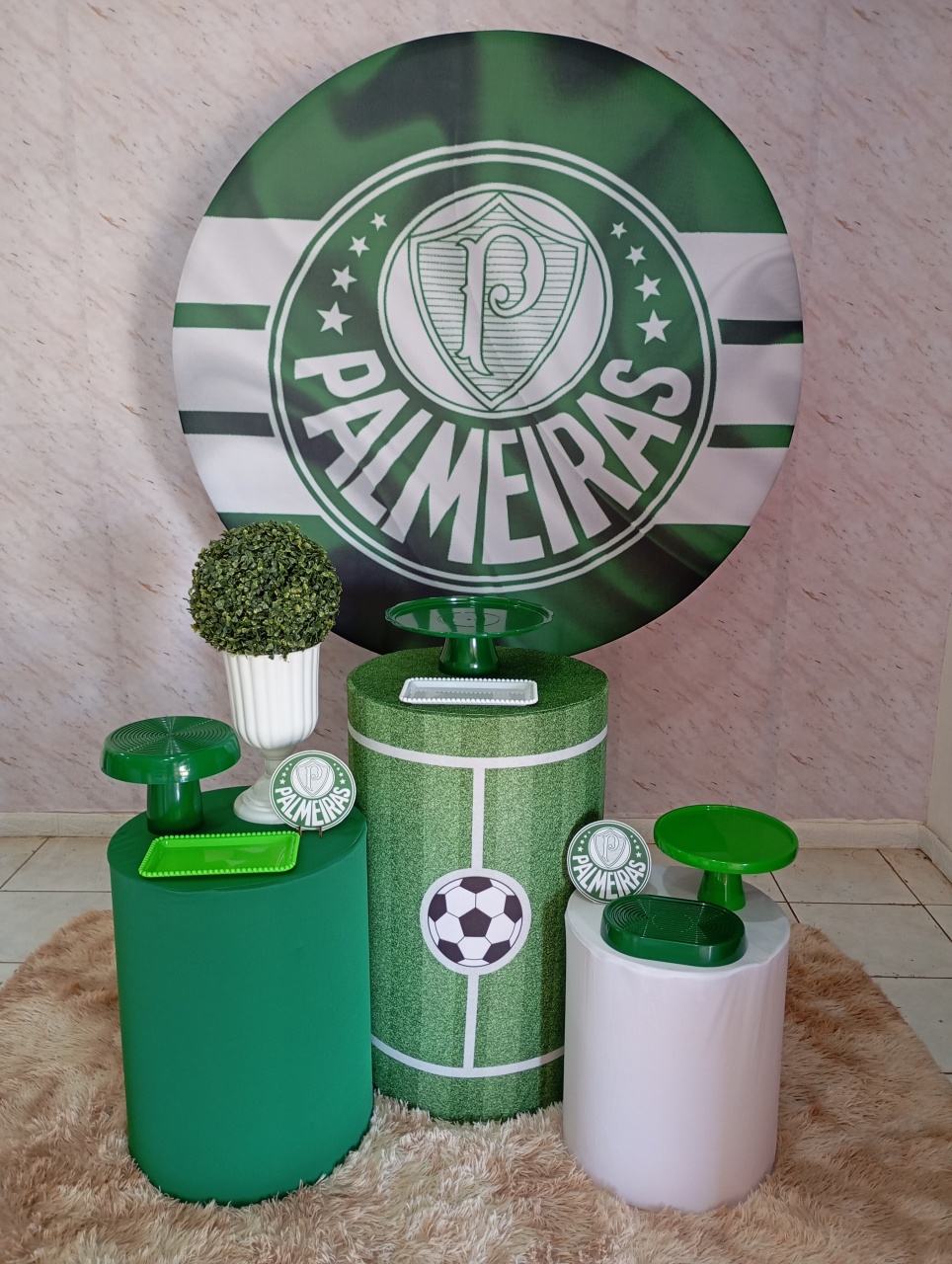 Kit Prata Palmeiras - Greicy Art´S Decor