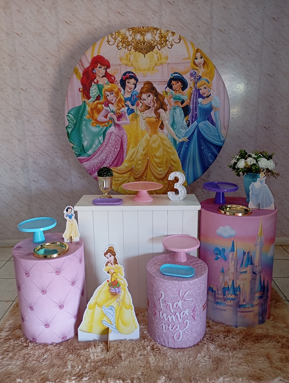 Kit Ouro Princesas Disney - Greicy Art´S Decor