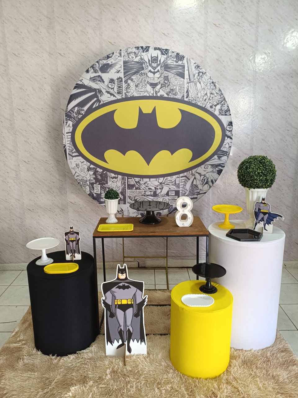 Kit Ouro Batman Quadrinhos - Greicy Art´S Decor
