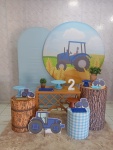 Kit Diamante Trator Azul - imagem 2