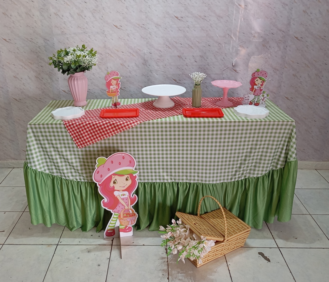 Composição Moranguinho Toalha - Greicy Art´s Decor
