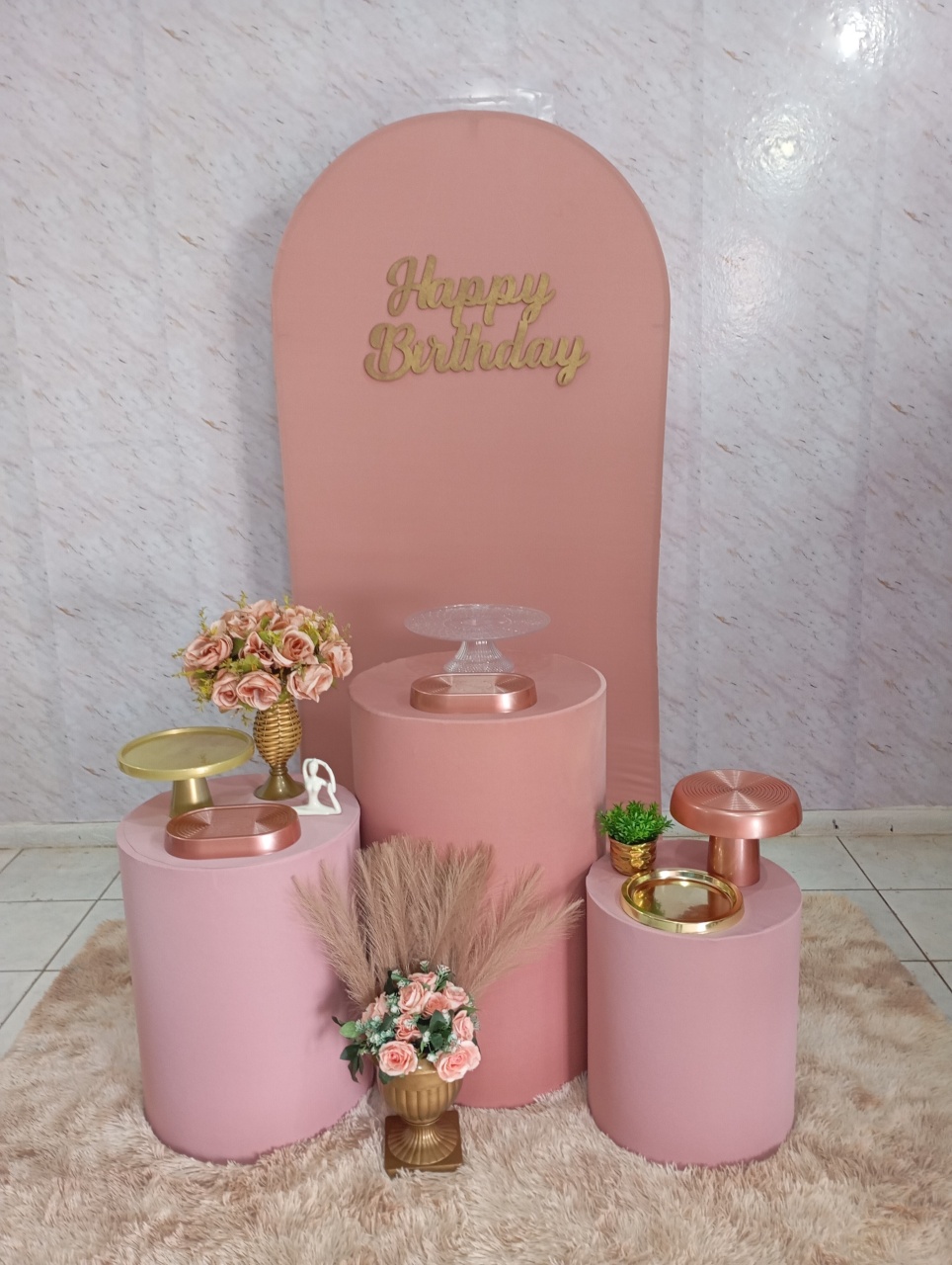 Kit Prata Rosé Ii - Greicy Art´S Decor