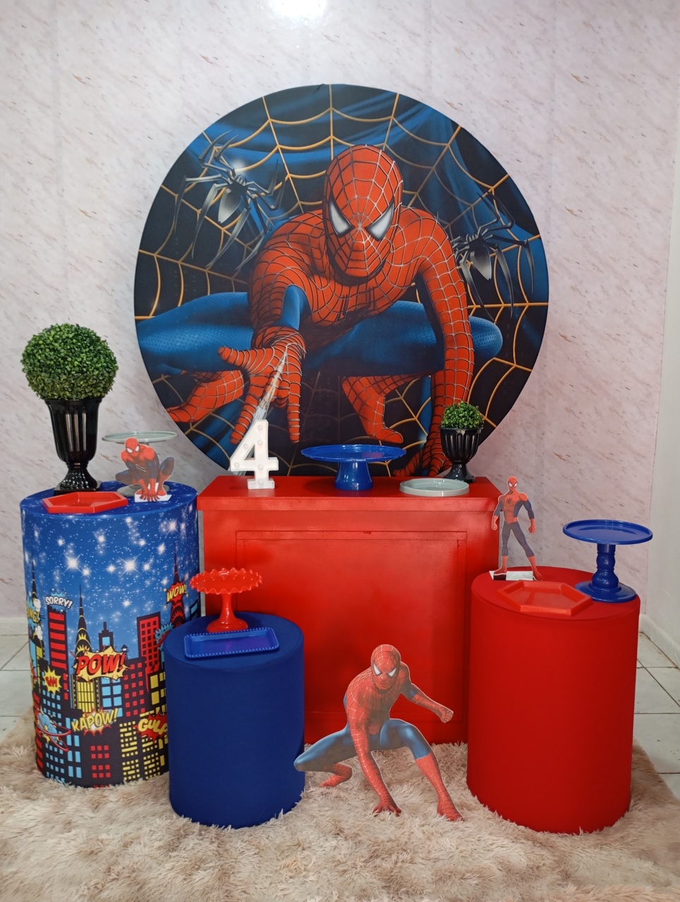 Kit Ouro Homem Aranha - Greicy Art´S Decor
