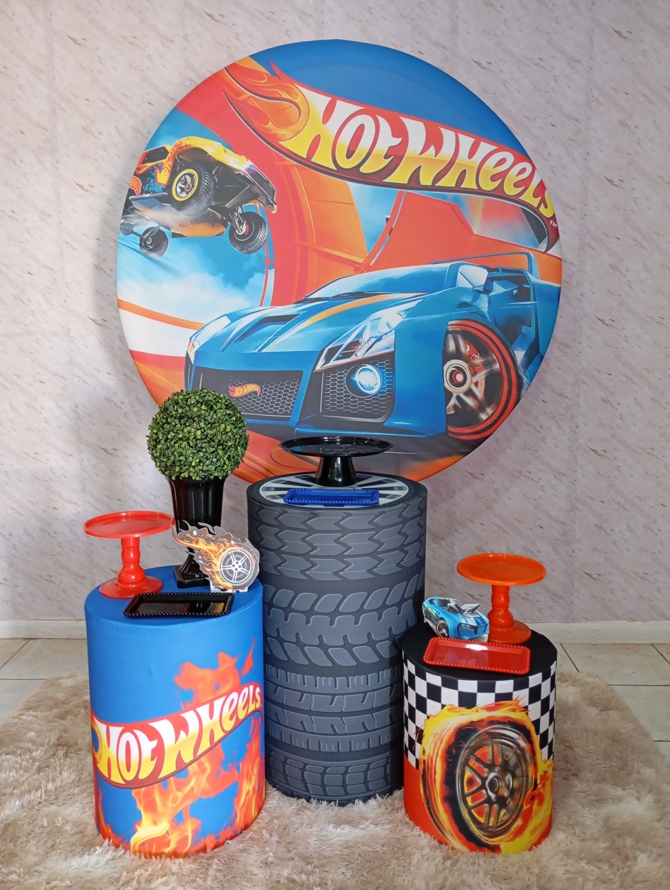 Kit Prata Hotwheels - Greicy Art´s Decor