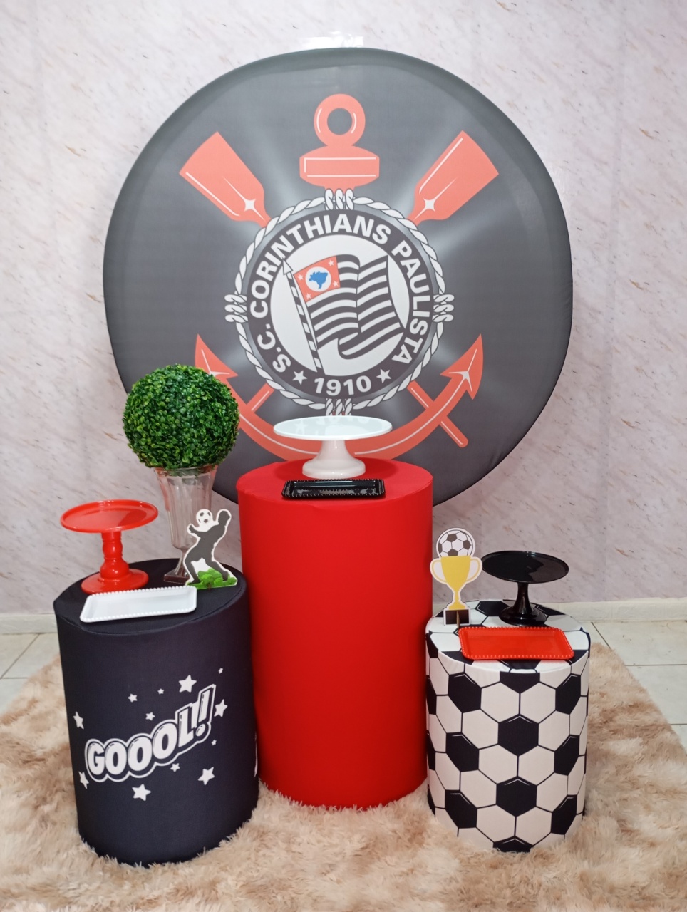 Kit Prata Corinthians - Greicy Art´s Decor