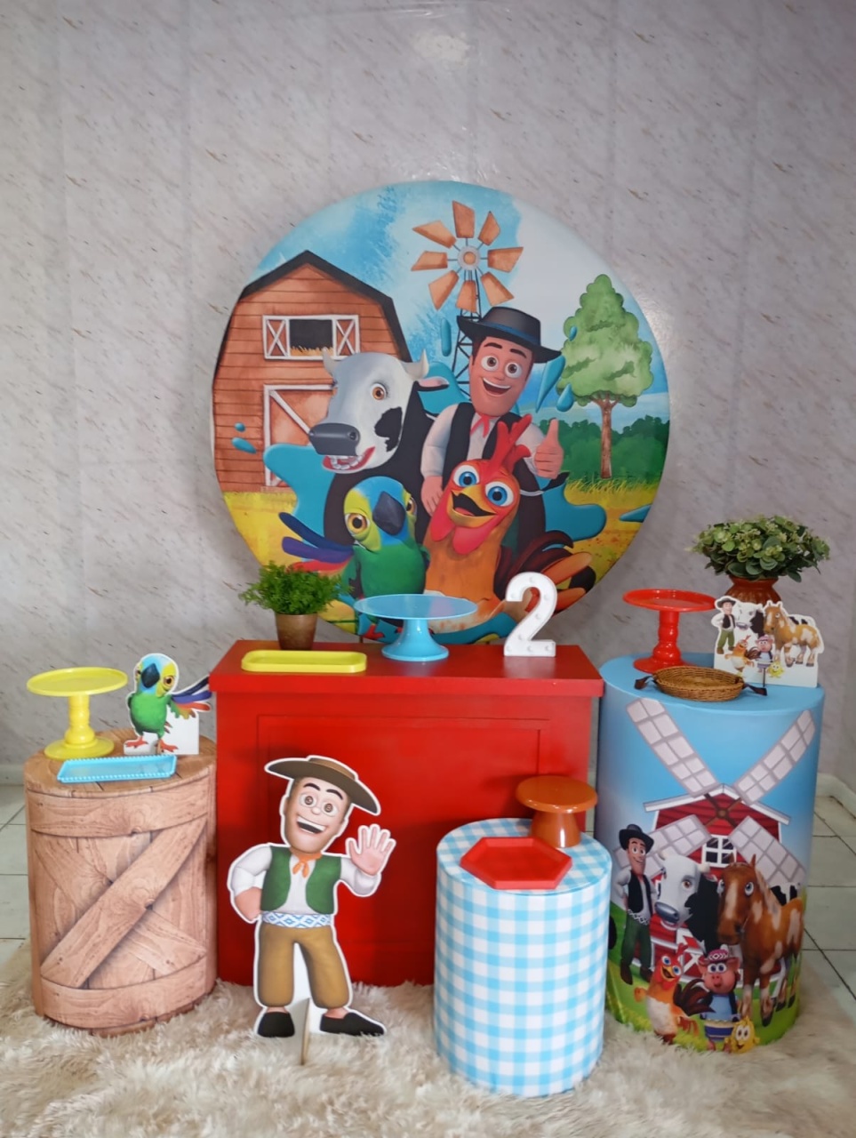 Kit Ouro Fazenda Do Zenon - Greicy Art´S Decor