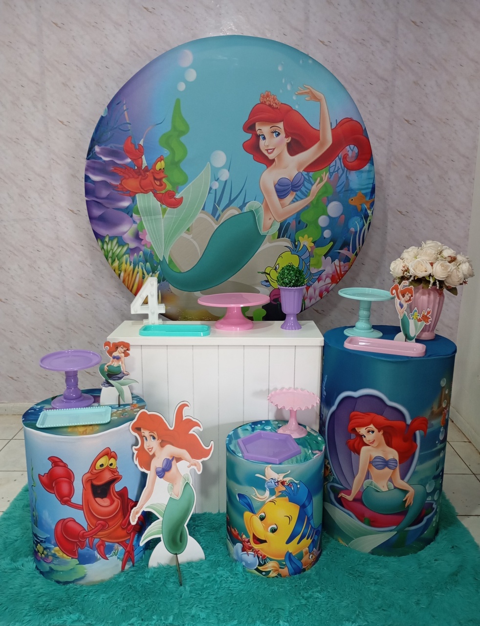 Kit Ouro Ariel Ii - Greicy Art´S Decor