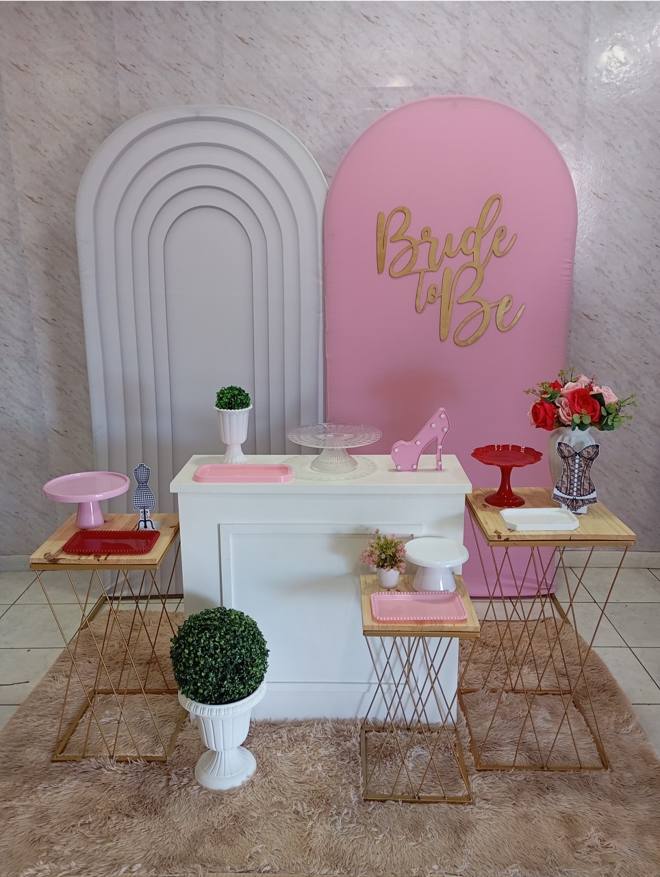 Kit Diamante Bride To Be Chá de Lingerie - Greicy Art´s Decor