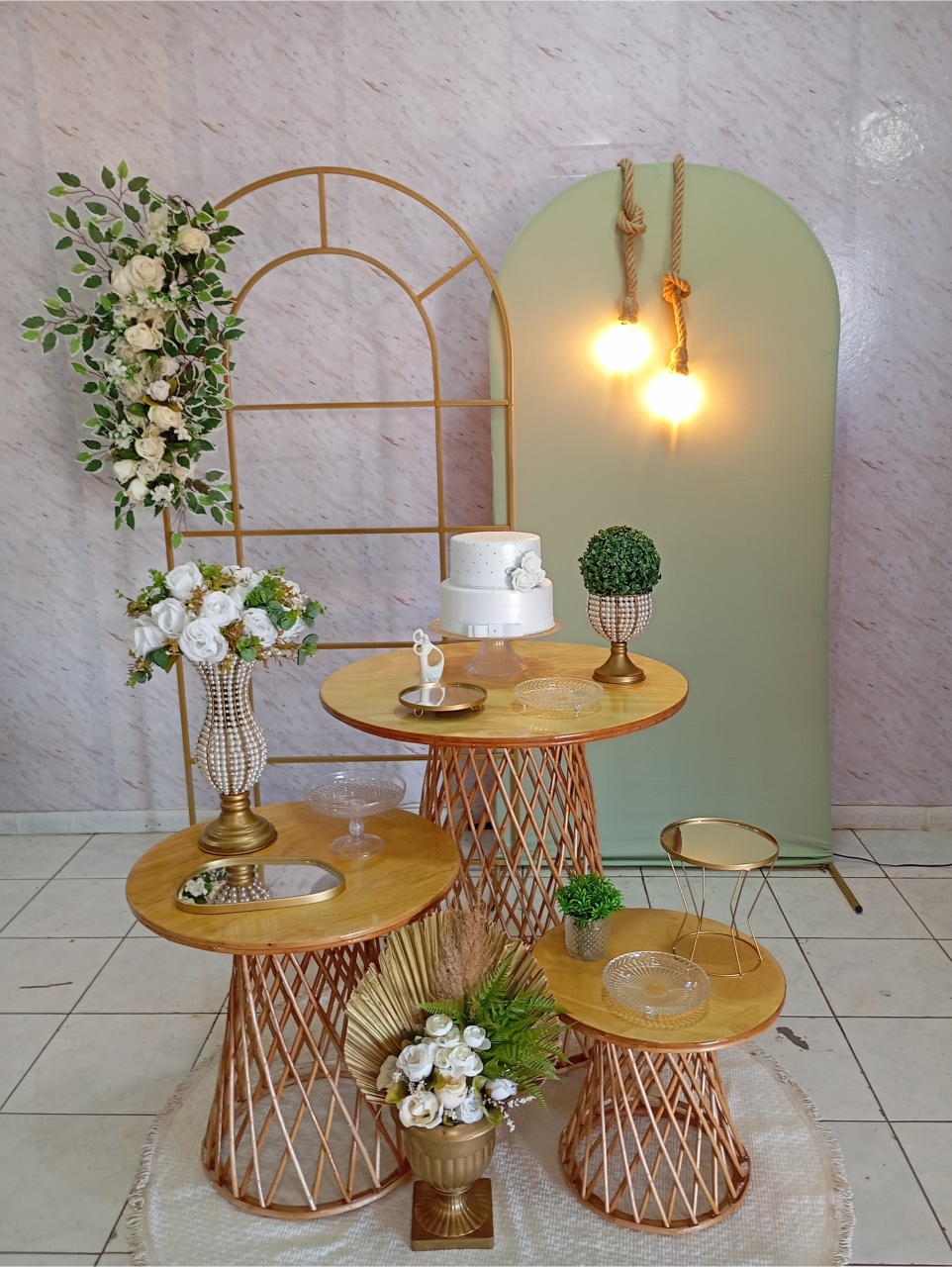 Composição Casamento Luxo - Greicy Art´s Decor