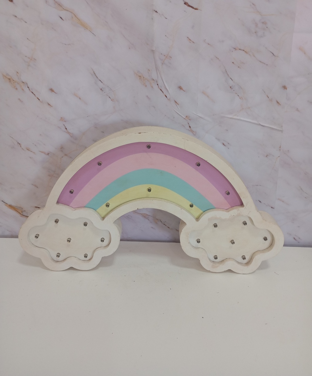 Led Mesa Decorativo Arco-Iris Candy - Greicy Art´s Decor