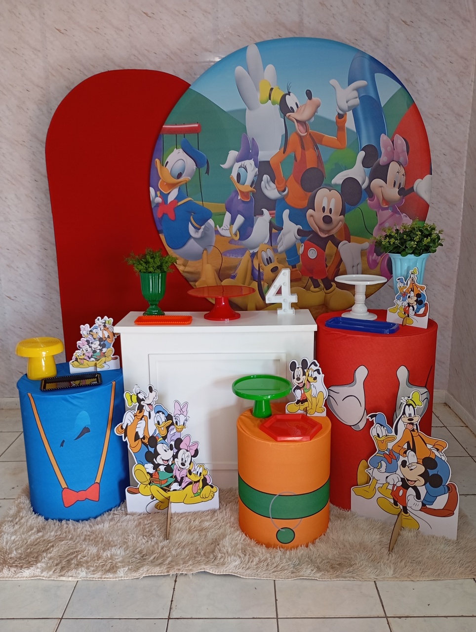 Kit Diamante Mickey E Seus Amigos - Greicy Art´s Decor