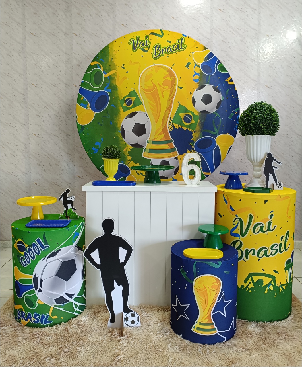 Kit Ouro Copa - Greicy Art´s Decor