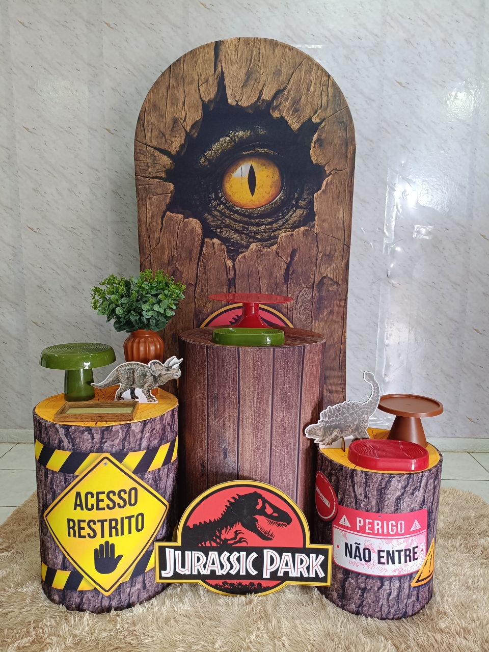 Kit Prata Jurassic Park  - Greicy Art´s Decor