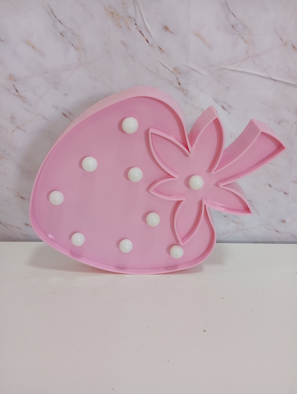 Led Mesa Decorativo Morango - Greicy Art´s Decor