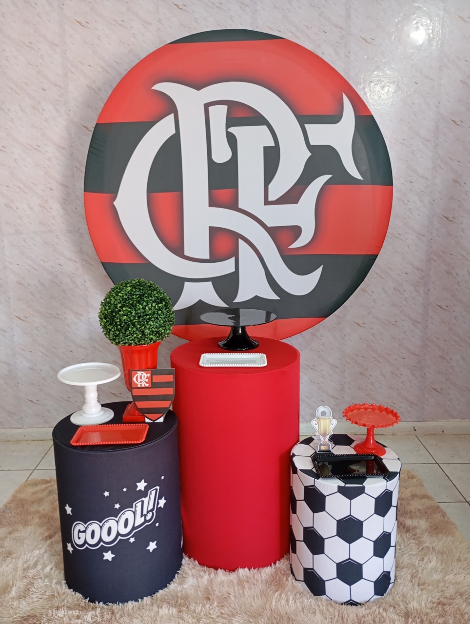 Kit Prata Flamengo 2 - Greicy Art´s Decor