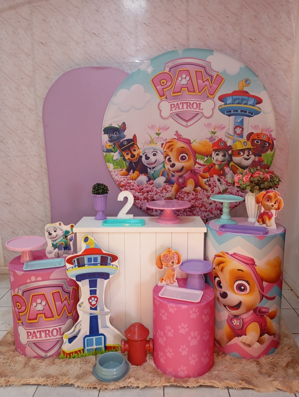Kit Diamante Patrulha Canina Menina - Greicy Art´S Decor
