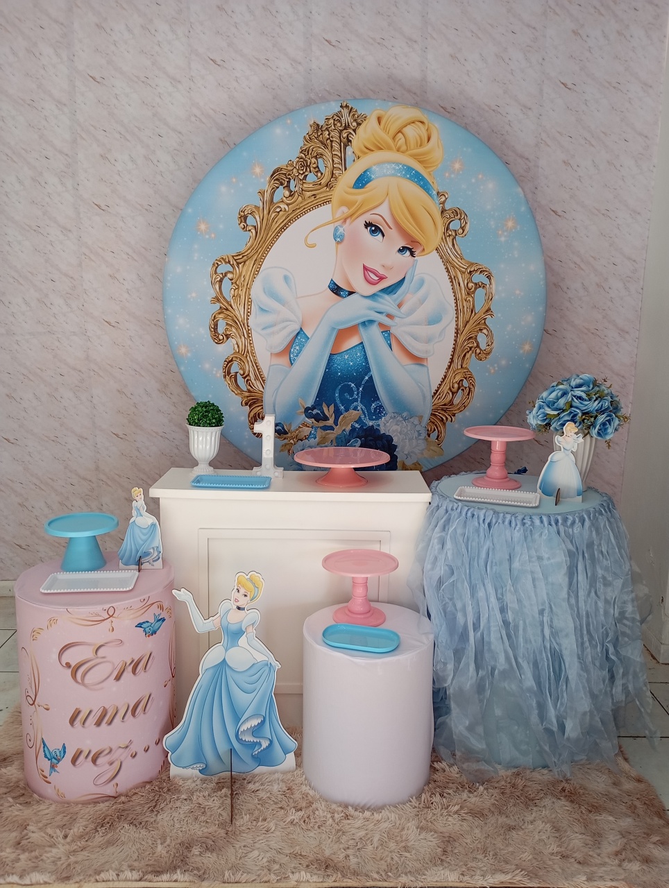 Kit Ouro Cinderela - Greicy Art´S Decor