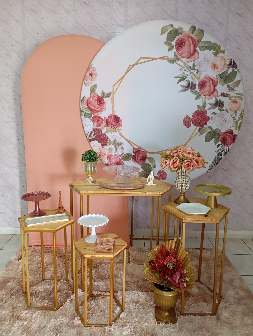 Kit Diamante Floral Octagonal - Greicy Art´S Decor