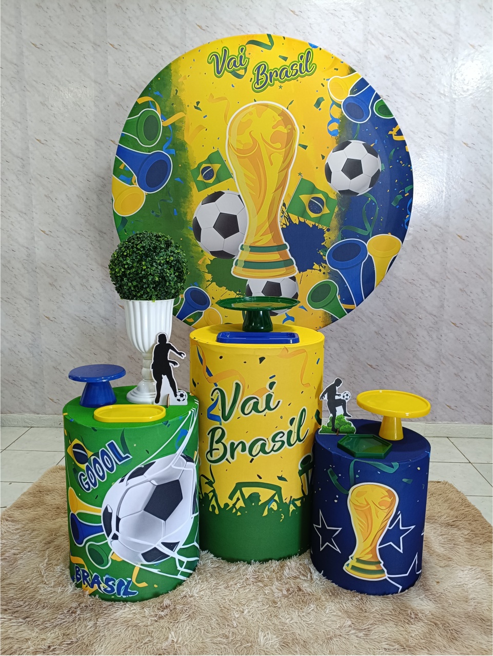 Kit Prata Copa - Greicy Art´s Decor
