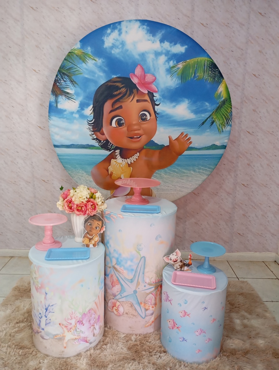 Kit Prata Moana Baby - Greicy Art´s Decor