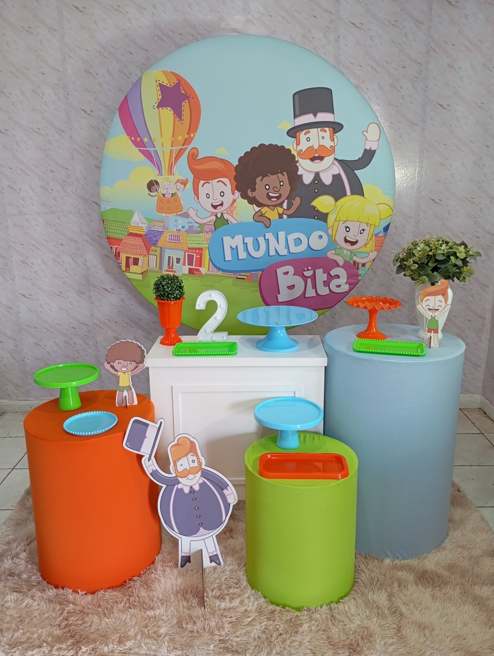 Kit Ouro Mundo Bita - Greicy Art´S Decor