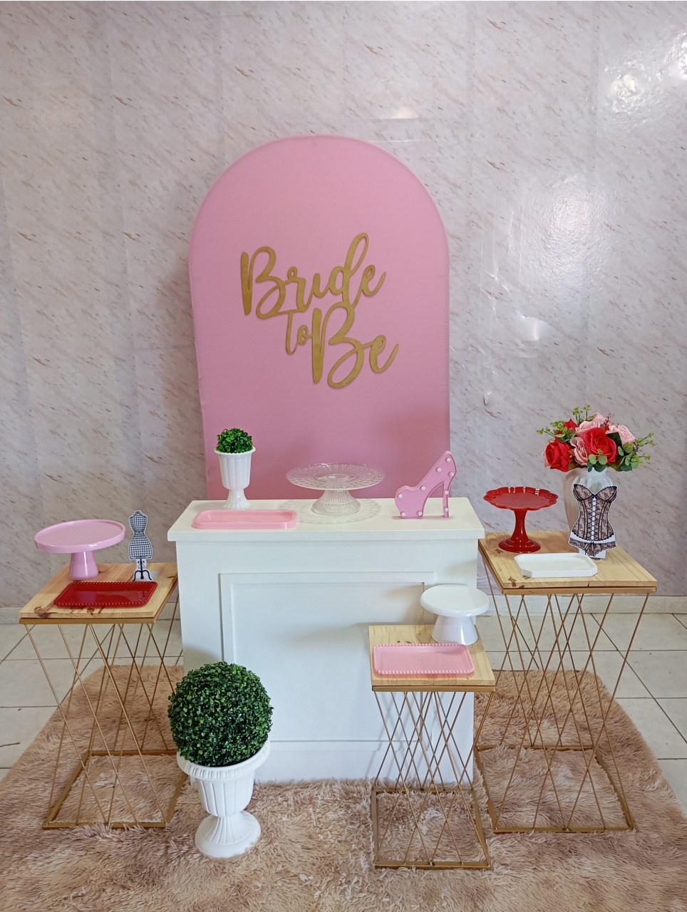 Kit Ouro Bride To Be Chá de Lingerie - Greicy Art´s Decor