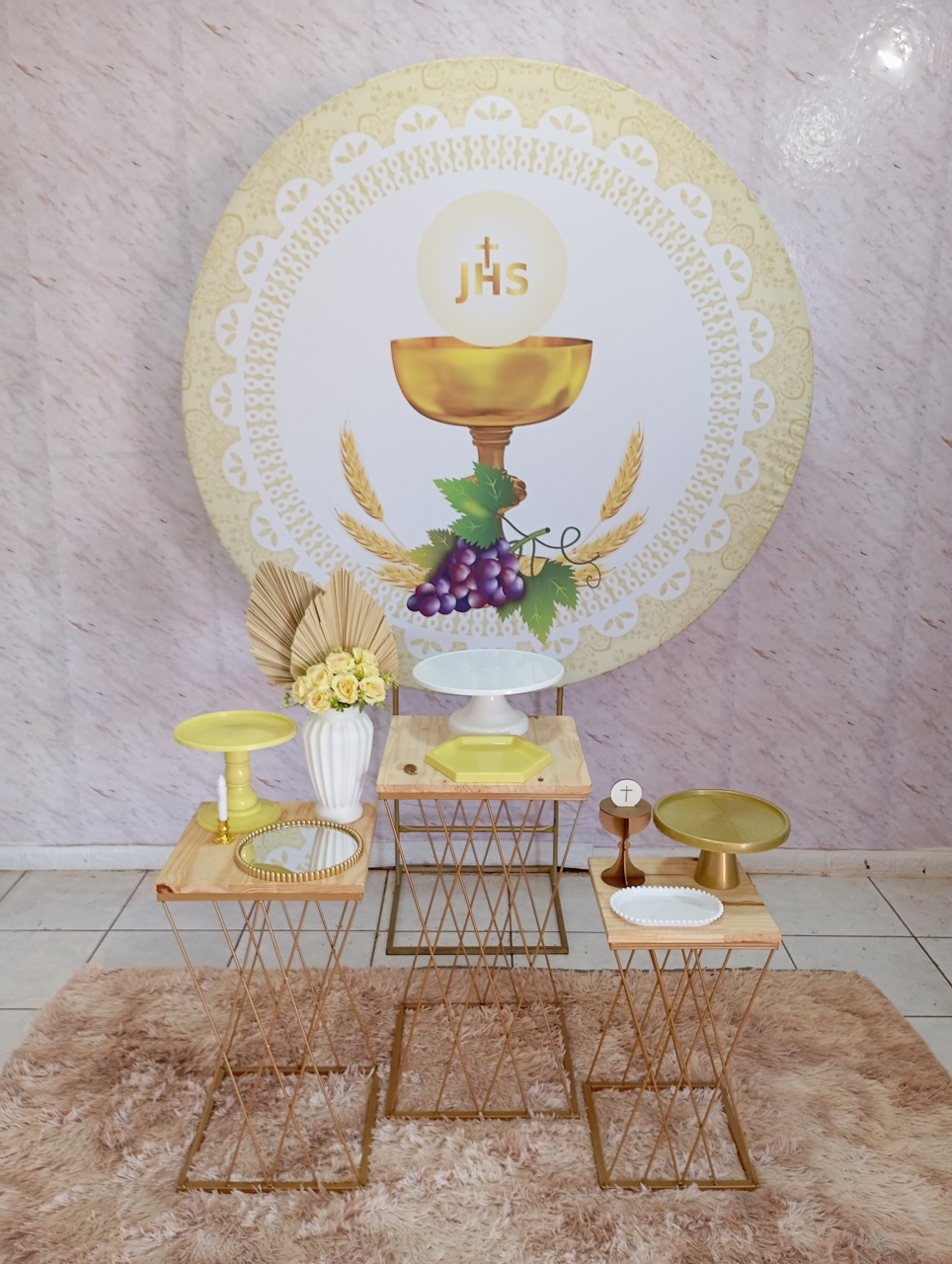 Kit Prata 1° Eucaristia - Greicy Art´s Decor