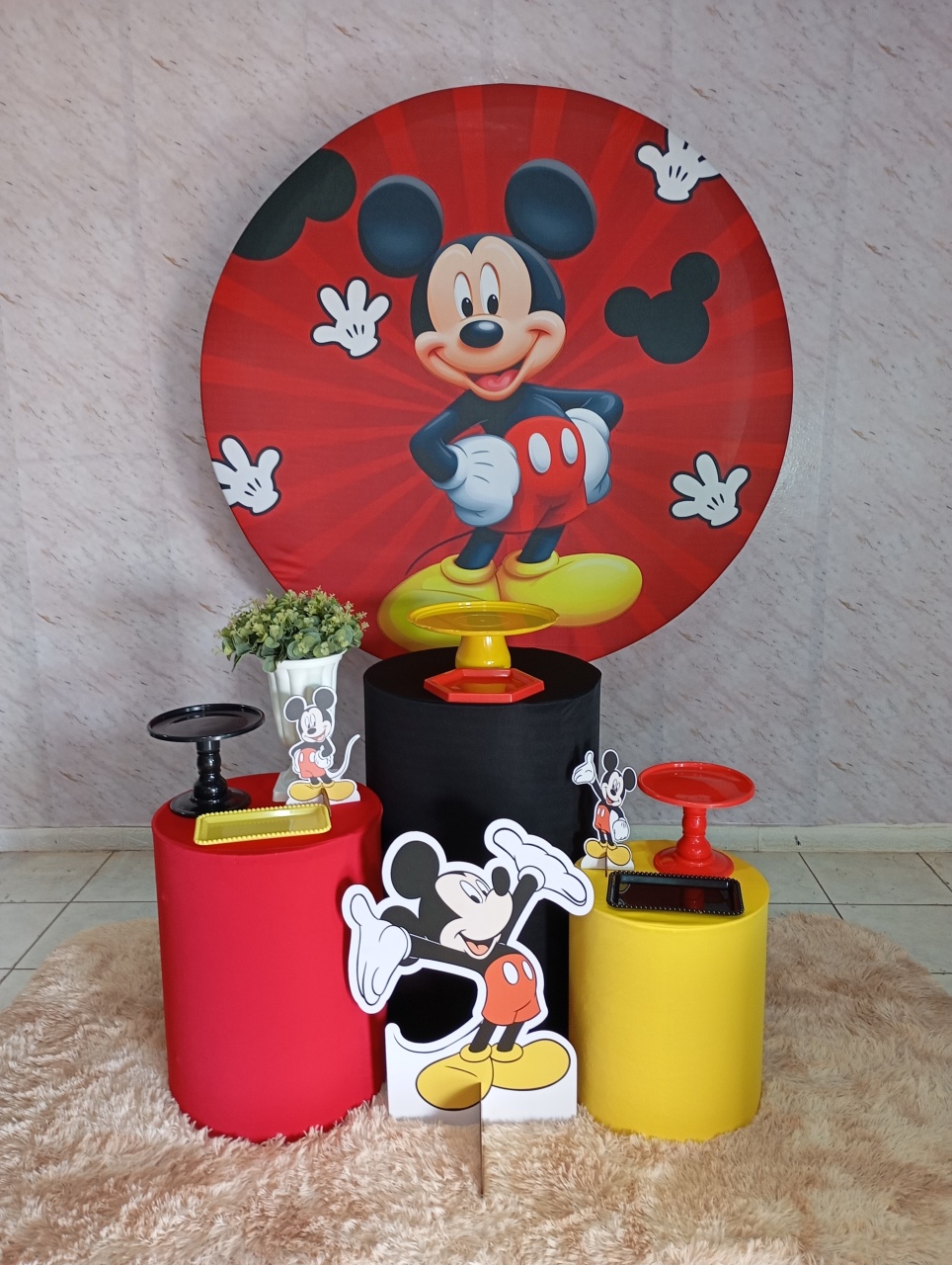 Kit Prata Mickey - Greicy Art´s Decor