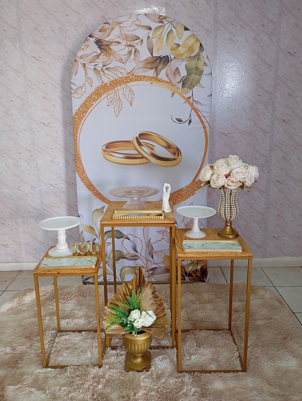 Kit Prata Casamento Aliança  - Greicy Art´S Decor