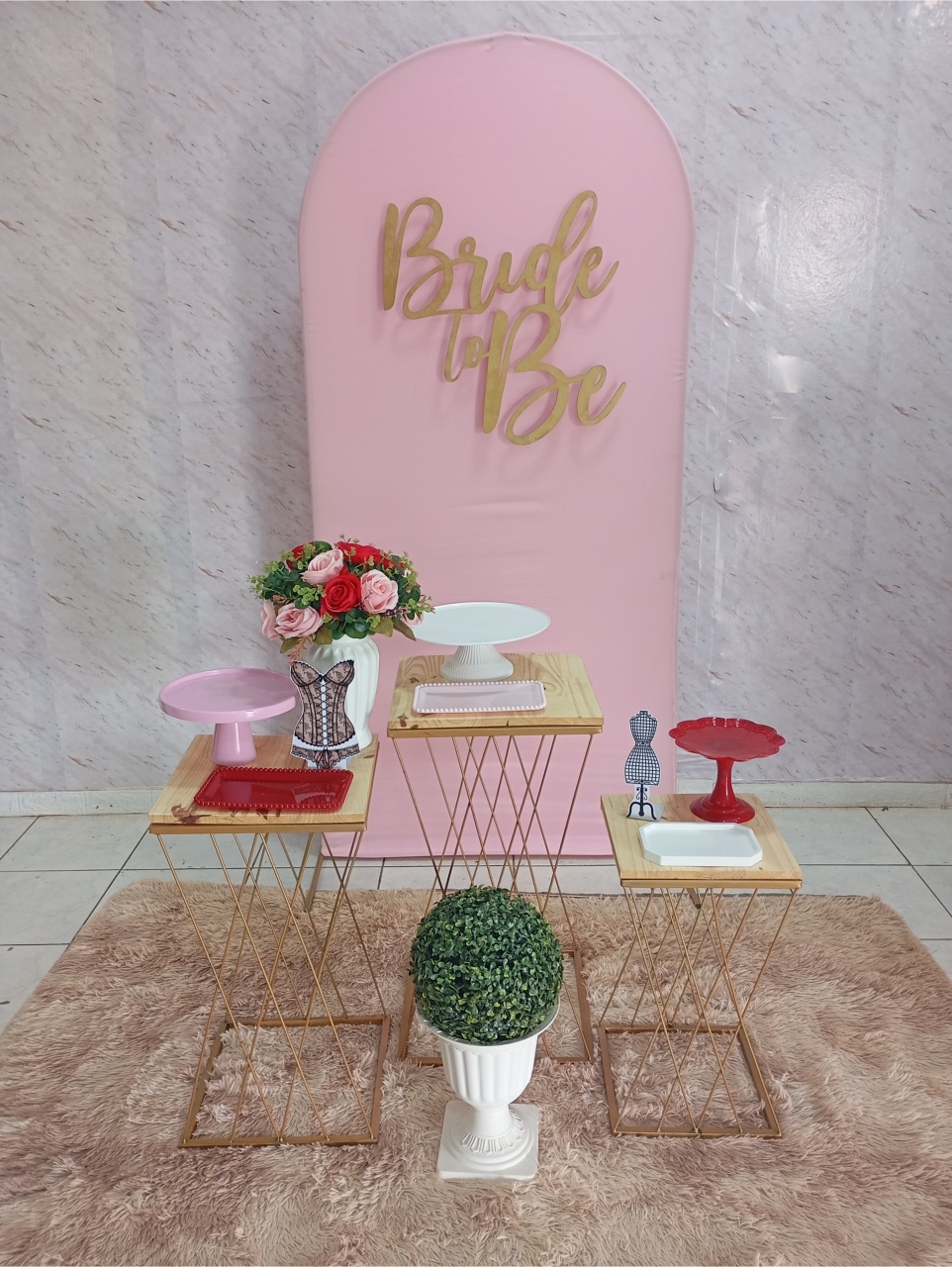 Kit Prata Brid To Be Chá de Lingerie - Greicy Art´S Decor