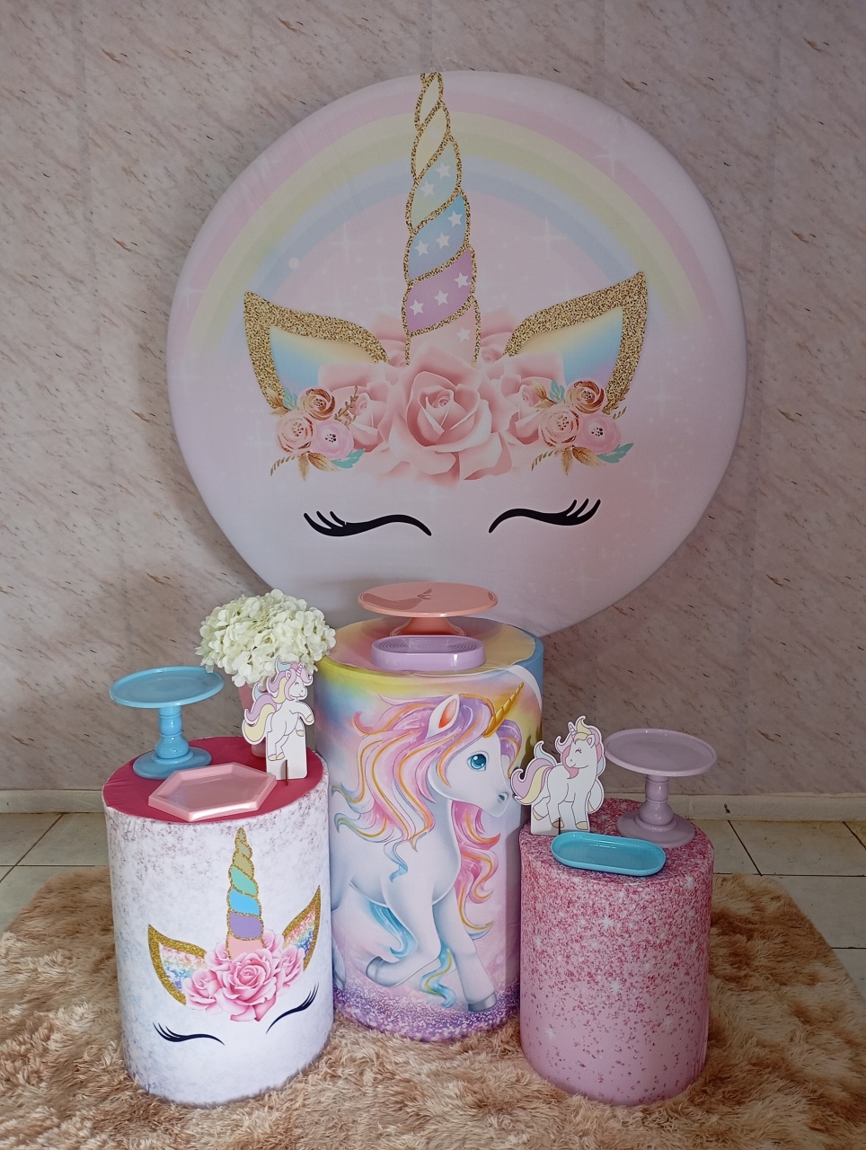 Kit Prata Unicórnio Olhos - Greicy Art´S Decor
