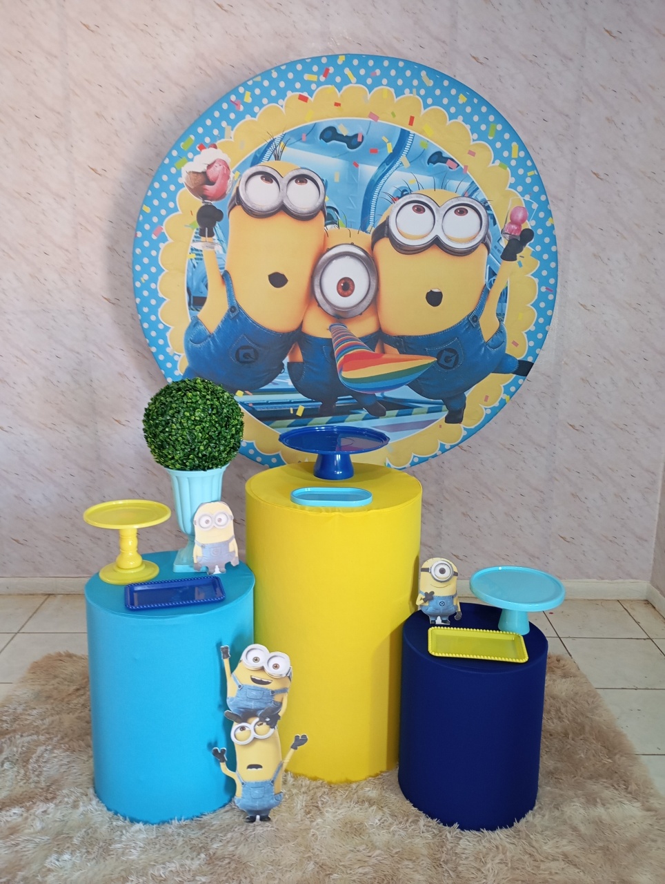 Kit Prata Minions  - Greicy Art´S Decor