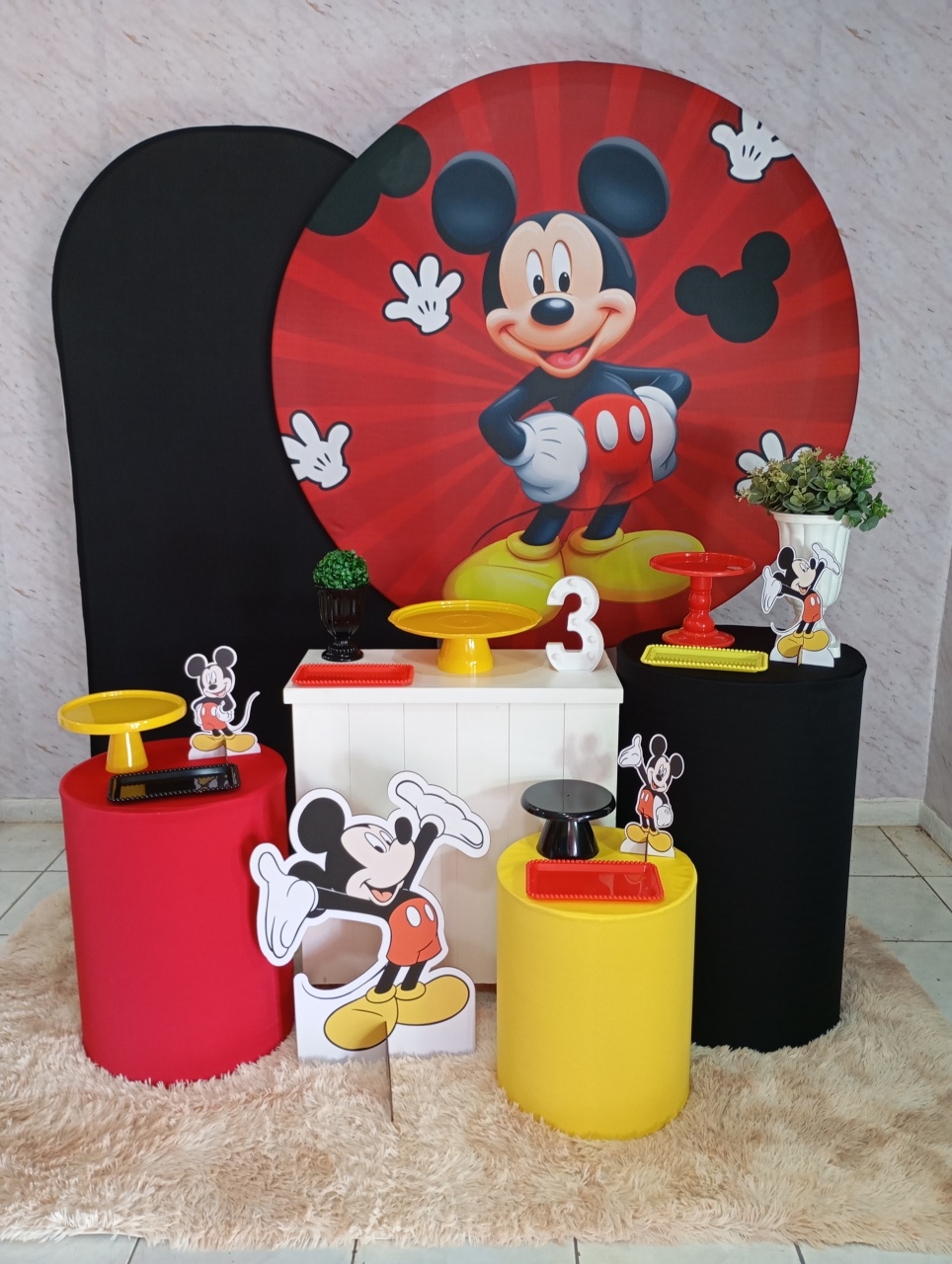 Kit Diamante Mickey - Greicy Art´s Decor