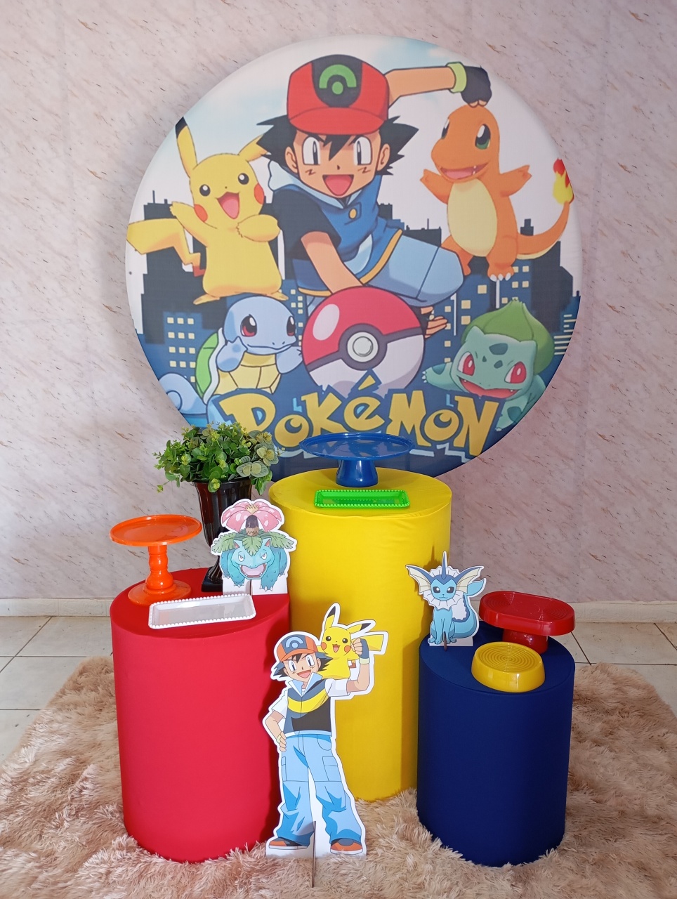 Kit Prata Pokémon - Greicy Art´s Decor