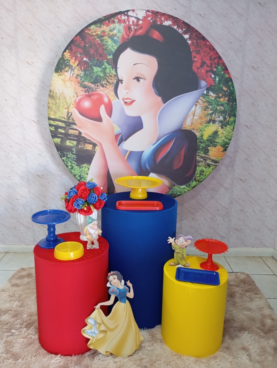 Kit Prata Branca de Neve - Greicy Art´s Decor