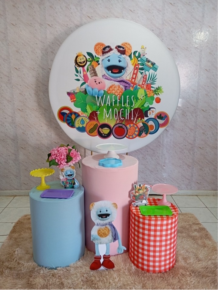 Kit Prata Waffles + Mochi - Greicy Art´S Decor