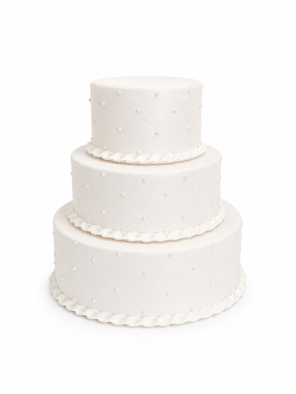 Bolo Fake 3 Andares Casamento/Bodas - Greicy Art´s Decor