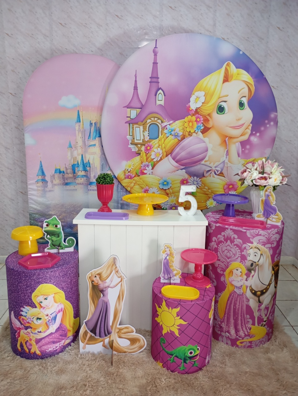 Kit Diamante Rapunzel (Enrolados) - Greicy Art´s Decor