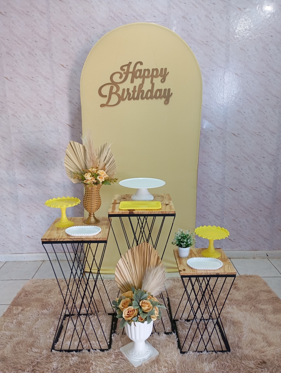 Kit Prata Amarelo Claro - Greicy Art´s Decor