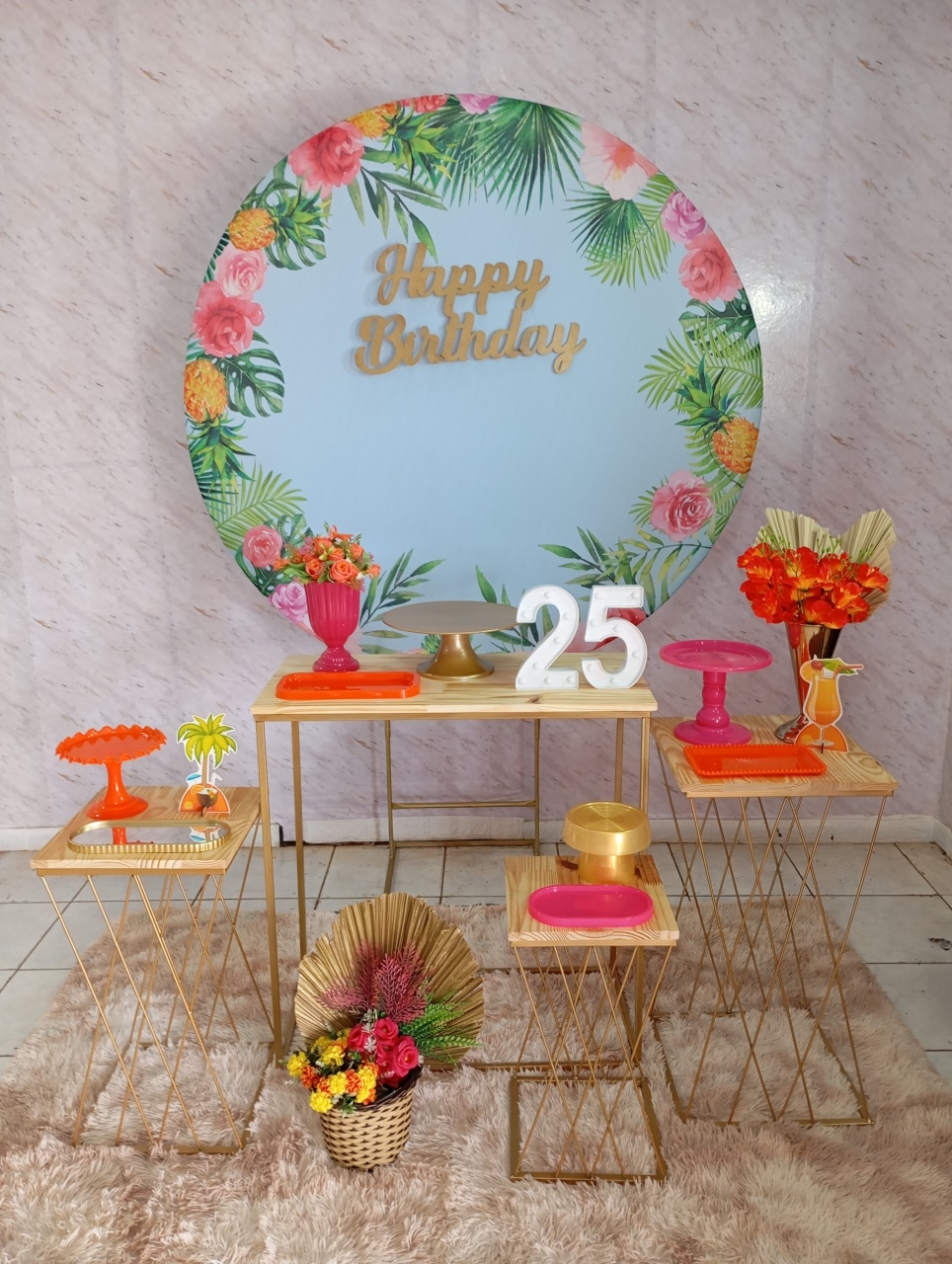 Kit Ouro Tropical  - Greicy Art´S Decor