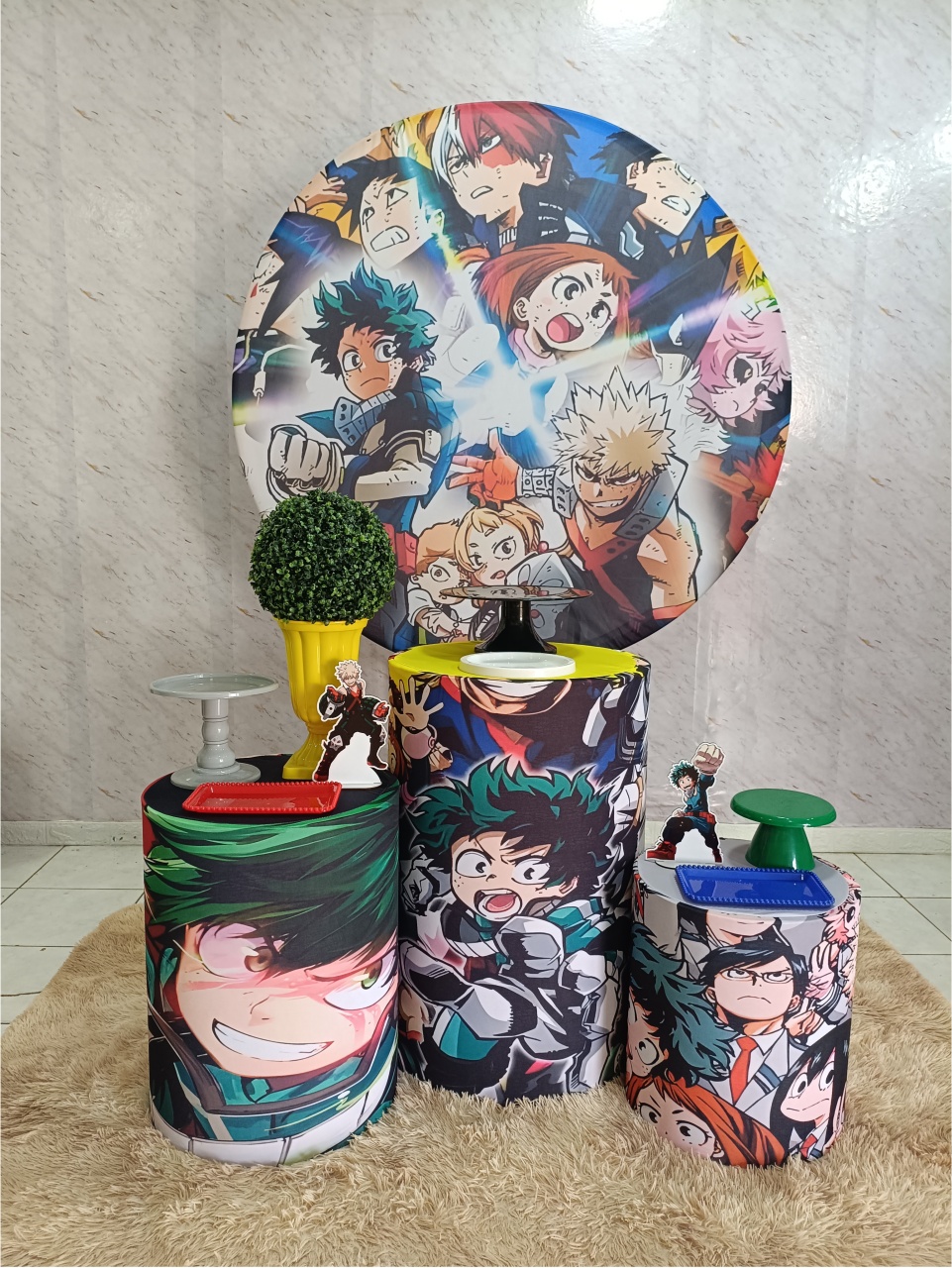 Kit Prata My Hero Academia - Greicy Art´s Decor