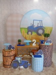 Kit Diamante Trator Azul - imagem 3
