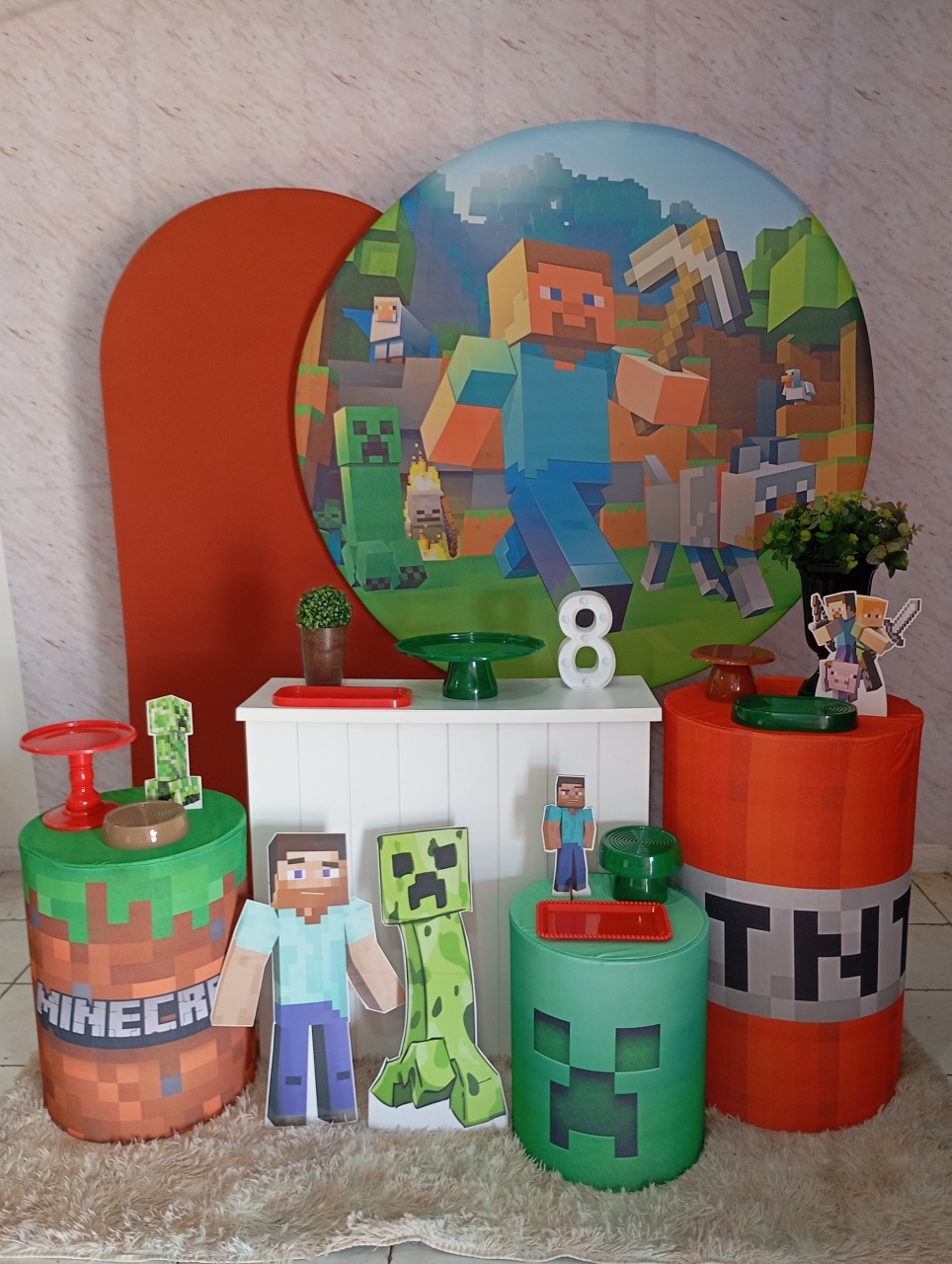 Kit Diamante Minecraft Ii - Greicy Art´S Decor