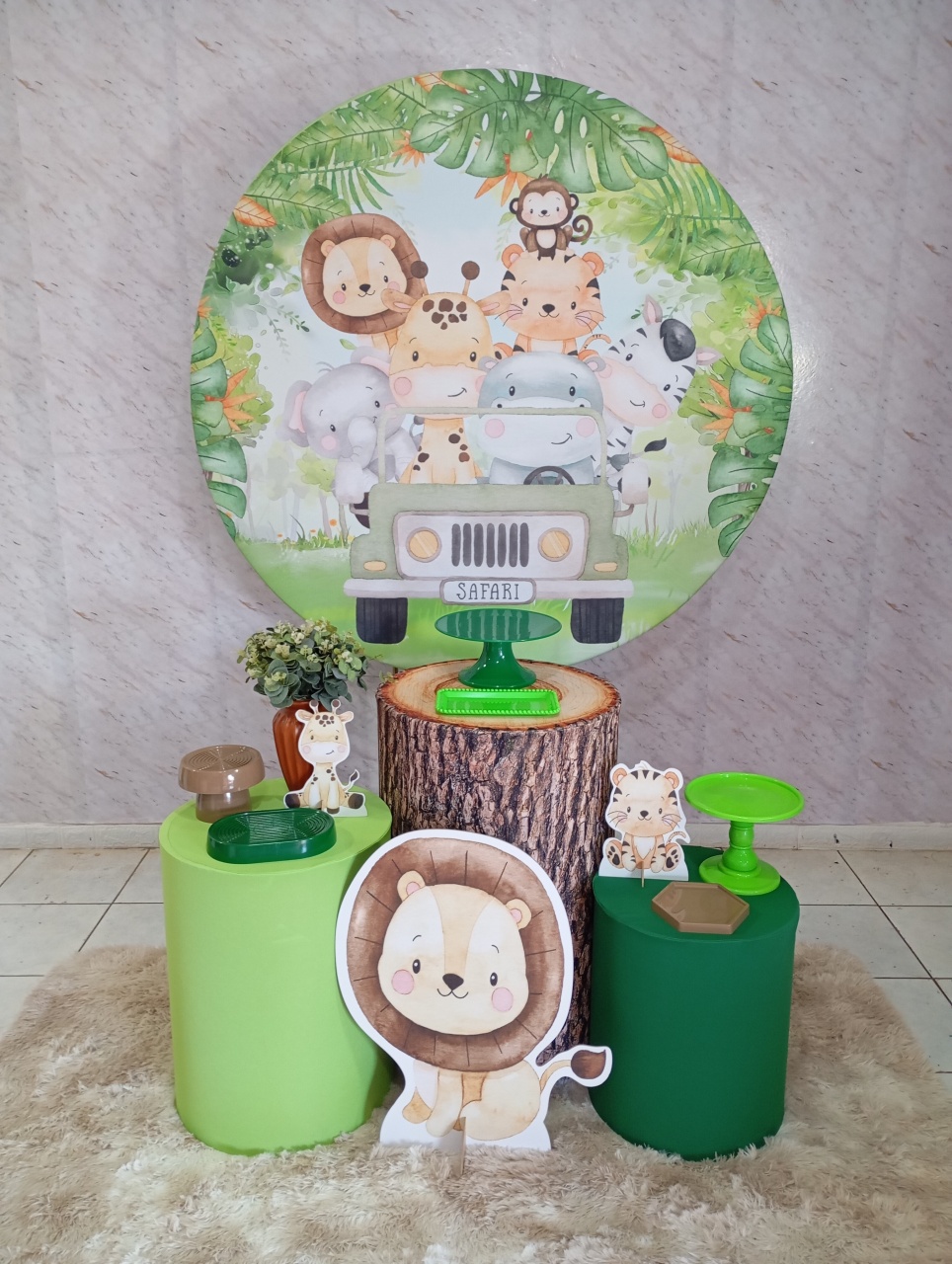 Kit Prata Safari Ii - Greicy Art´S Decor