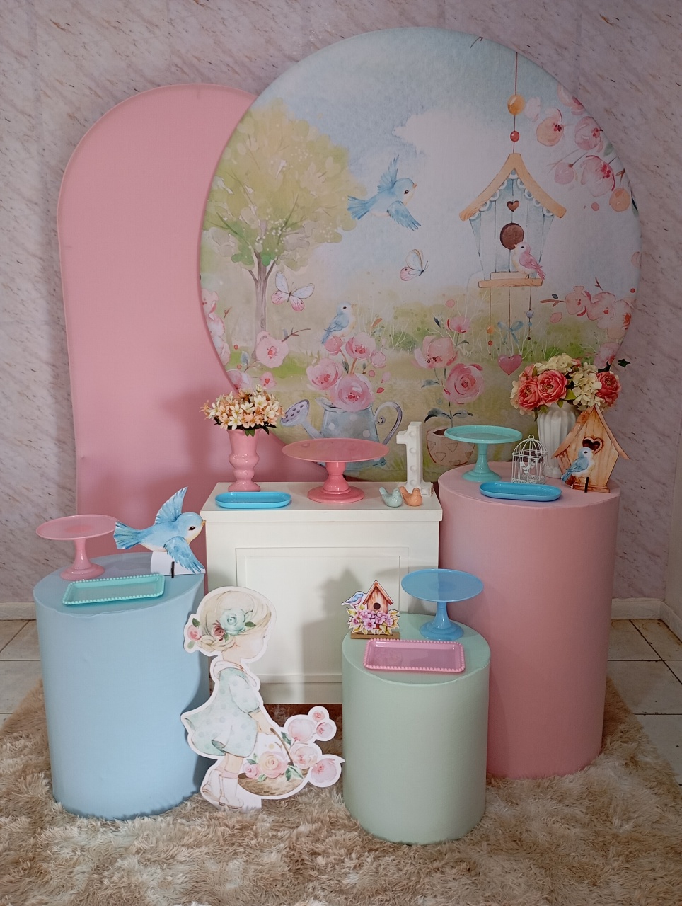 Kit Diamante Jardim dos Passarinhos - Greicy Art´s Decor