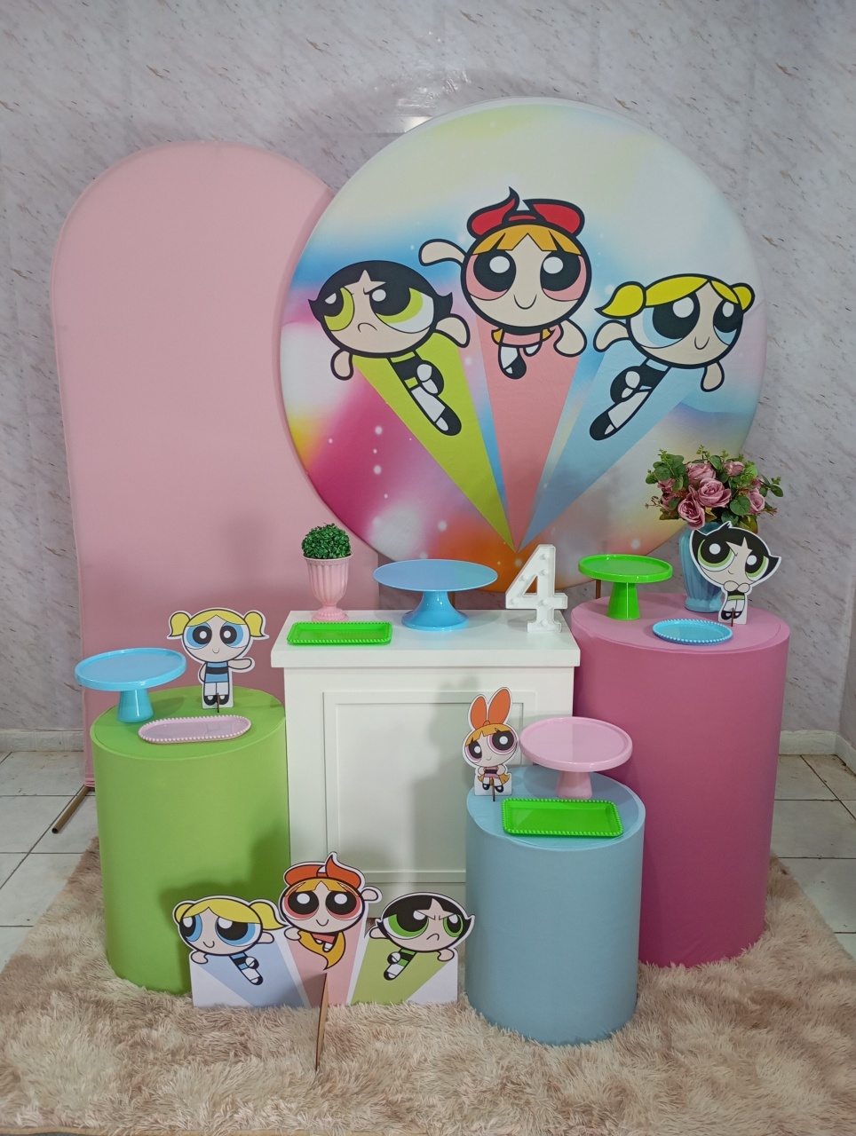 Kit Diamante As Meninas Super Poderosas  - Greicy Art´S Decor